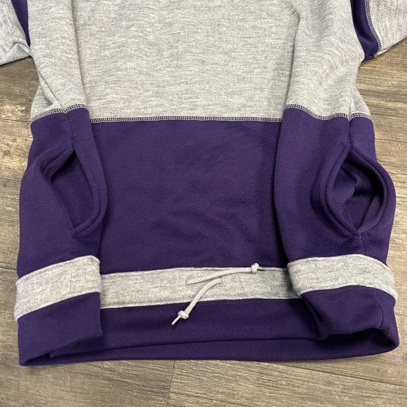 Vintage 90s BACKROAD BLUES Sweatshirt Mock Neck Men Size Large Striped‎ - Picture 9 of 10